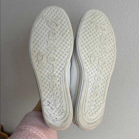 Paul Green Sophie sneakers pebbled leather patent leather toe gold-tone eyelets - Picture 3 of 10